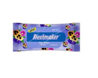 Freshmaker vlhčené obrúsky s kvetinovou vôňou - 15 ks Farba: Fialka