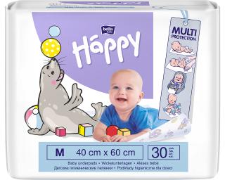 Happy Baby detské prebaľovacie podložky 40x60 cm - 30 ks
