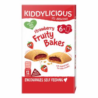 Kiddylicious jahodové koláčiky - 132 g (6 x 22 g)