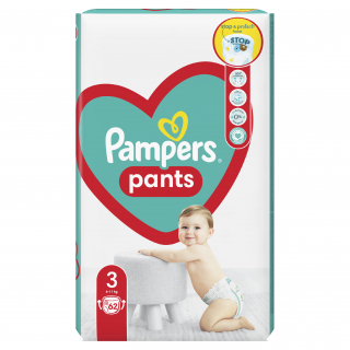 Pampers Pants veľ. 3 - 62 ks (6-11 kg)