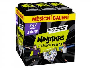 Pyžamové pantsy Pampers pre chlapcov 8-12 rokov - 54 ks (27-43 kg)