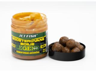 JetFish Jet Fish Legend Range boilies v dipe 250ml/20mm FERMANTOVANÁ ANČOVIČKA