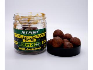 JetFish Jet Fish Legend Range boilies v dipe 250ml/24mm SEAFOOD - ŠVESTKA/ČESNEK