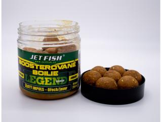 JetFish Jet Fish Legend Range boilies v dipe 250ml/24mm ŽLUTÝ IMPULS - OŘECH/JAVOR