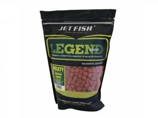 JetFish Jet Fish Legend Range Pelety 1kg/12mm ŠVESTKA/ČESNEK