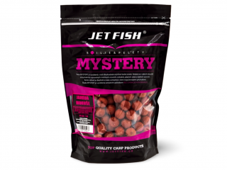 JetFish Jet Fish Mystery boilies 1kg/20mm - JAHODA/MORUŠE