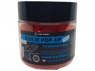 KS-Fish Pop-up boilies 14mm - citrusové plody