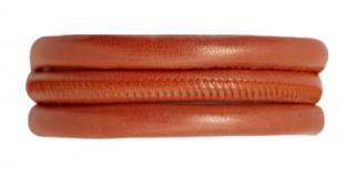 Kožený navinovací náramok Christina 6mm Coral Veľkosť: 57 pre obvod zápästia 17cm