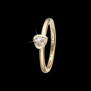 Pozlátený Strieborný prsteň Christina Promise Veľkosť: UK J, EUR 49