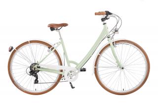 Ľahký mestský bicykel Air 28  53 cm zelená
