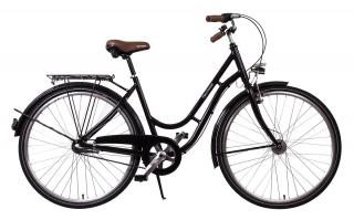 Mestský bicykel v retro štýle Manchester 28  black