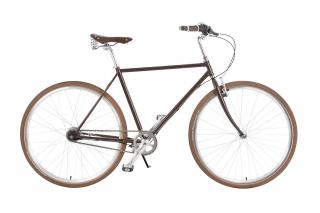 Pánsky mestský bicykel Kolos No.2, 53 cm hnedý