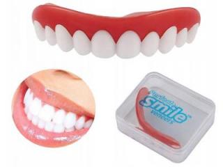 SMILE P19 Umělé plast zuby kosmetické perfektní úsměv krycí bílé zuby 1ks Vel UN