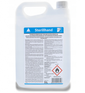 Sterillhand 5l Antibakteriální Dezinfekcia na ruky desinfekční alkohol 1 ks