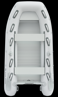 Čln Kolibri KM-330 DXL šedý, hliníková podlaha (KM-330 DXL šedý hliníková vystužená podlaha)