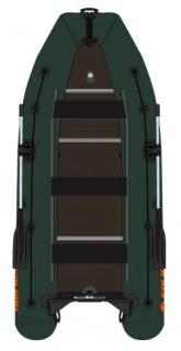 Čln Kolibri KM-450DSL zelený s vystuženou drevenou podlahou (KM-450DSL zelený s vystuženou drevenou podlahou)