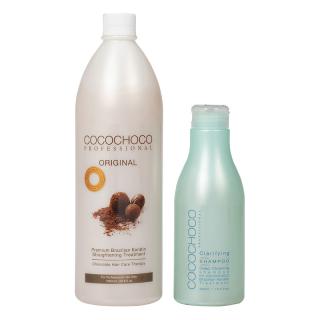 Brazílsky keratín Original 1000 ml+čistiaci šampón 400 ml COCOCHOCO Professional (SET 17)
