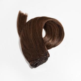 Clip-in vlasy 25cm, 60g, #3A (Odtieň stredne hnedá)