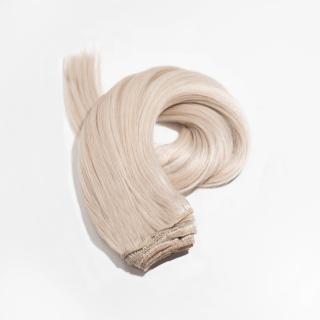 Clip-in vlasy 25cm, 60g, #Ash Blond (Studený blond odtieň)