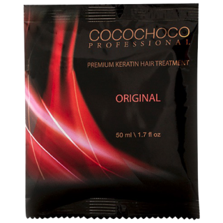 COCOCHOCO Brazílsky Keratín Original 50 ml (obsahuje výťažky z kakaovníka a je vhodný pre tmavé / hrubé vlasy.)