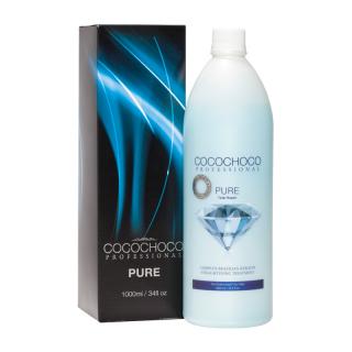 COCOCHOCO Brazílsky Keratín Pure 1000 ml (obsahuje prírodné neutrálne vody, minerály a čistý silicon. Pre tenké a veľmi poškodené vlasy)