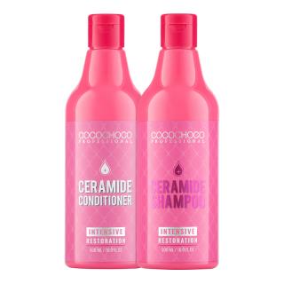 COCOCHOCO sada šampón a kondicionér pre suché a lámavé vlasy - 2x 500 ml (Výhodné balenie šampónu a kondicionéru pre suché a lámavé vlasy )