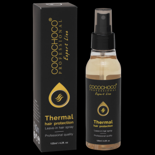 COCOCHOCO Sprej na termálnu ochranu vlasov 125 ml (Sprej pre ochranu vlasov pred teplom a krepatením. 100% bez sulfátov, parabénov a silikónov)