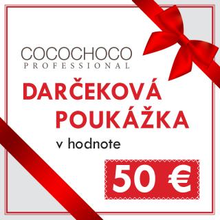 Darčeková poukážka v hodnote 50 (elektronická)