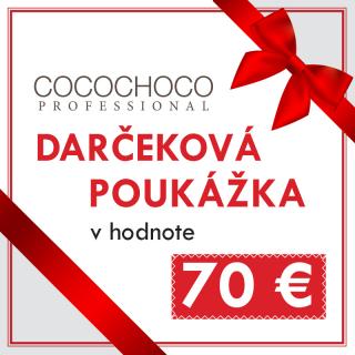 Darčeková poukážka v hodnote 70€ (elektronická)