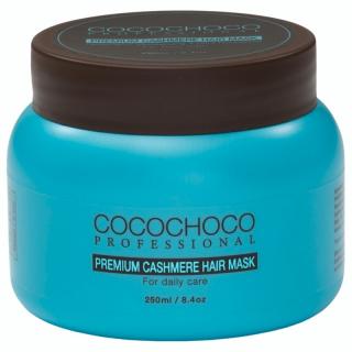 Premium vlasová maska s obsahom kašmíru 250 ml COCOCHOCO - Bez parabénov a sulfátov (Obohatená o kašmírový proteín ktorý vyhladzuje vlasy)
