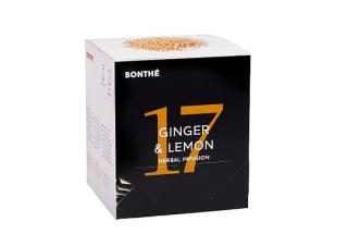 Teapack Bonthé | Ginger & Lemon bylinný čaj | 16x2,5 g nálevové vrecká