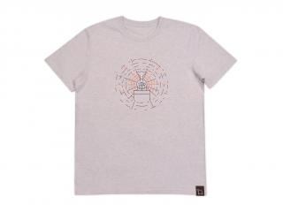 Tričko Pražiara | CoffeeSheep.sk Farba: cream heather grey, Veľkosť: 2XL