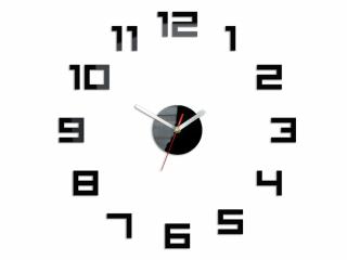 Moderné nástenné hodiny DIGIT  (nalepovacie hodiny na stenu)