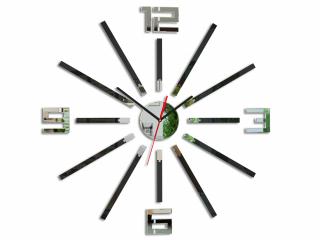 Moderné nástenné hodiny SHEEN  (nalepovacie hodiny na stenu)