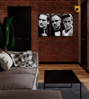 Najväčší MAFIÁNI na plátne - The Godfather (Obraz Robert De Niro, Marlon Brando, Al Pacino)