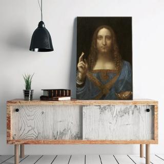 Obraz na plátne Leonardo da Vinci - Salvator Mundi (reprodukcie obrazov)