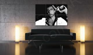 Ručne maľovaný POP Art Zľava 25 % obraz Scarface - AL PACINO 90x60 cm (skladom)