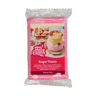 Ružový rolovaný fondant Pretty Pink  (farebný fondán) 250 g