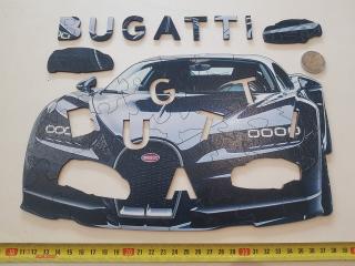 Auto Bugatti - Séria Abeceda - Drevené puzzle
