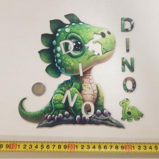 Dino - Séria Abeceda - Drevené puzzle