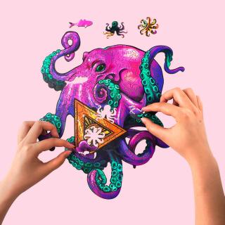 Drevené puzzle - Chobotnica Veľkosť: King