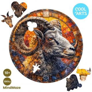 Hrdý baran - Znamenie zverokruhu - MindMaze (100 ks) - Drevené puzzle