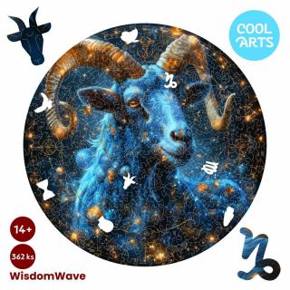 Kozorožec Ardon - Znamenie zverokruhu - WisdomWave (362 ks) - Drevené puzzle