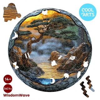 Vodnárov bonsaj - Znamenie zverokruhu - WisdomWave (362 ks) - Drevené puzzle