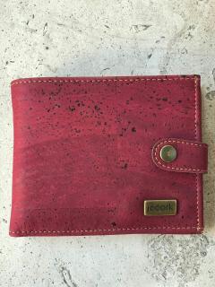 Korková peňaženka BELO HORIZONTE Farba: červená