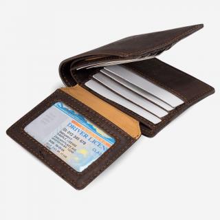 Korková peňaženka KREDITKA s RFID Farba: hnedá
