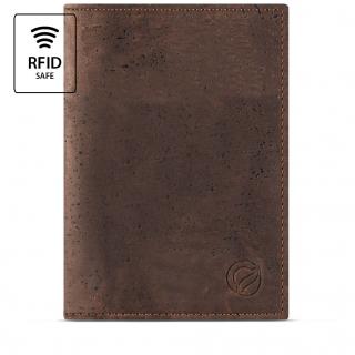 Korková peňaženka PASSPORT s RFID