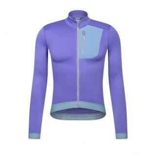 Cyklodres ISADORE  Alternative Eco Fleece Long Sleeve Jersey Iris (Cyklodres ISADORE )