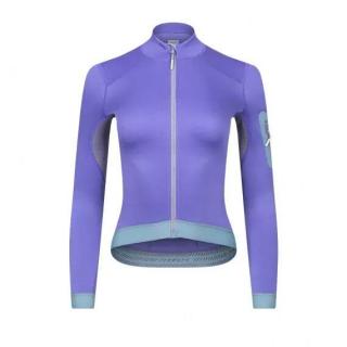 W Cyklodres ISADORE Alternative Eco Fleece Long Sleeve Jersey Iris (Cyklodres ISADORE )