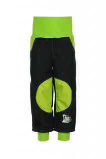Nepremokavé softshellové nohavice Zelené Veľkosť: 128
